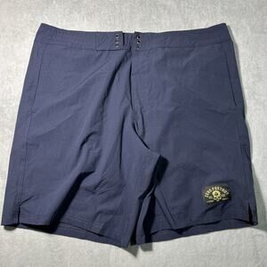 Y2k Zero Foxtrot Ripstop Board Shorts Men XL 38x8 Blue Swim Trunks Surf 2000s